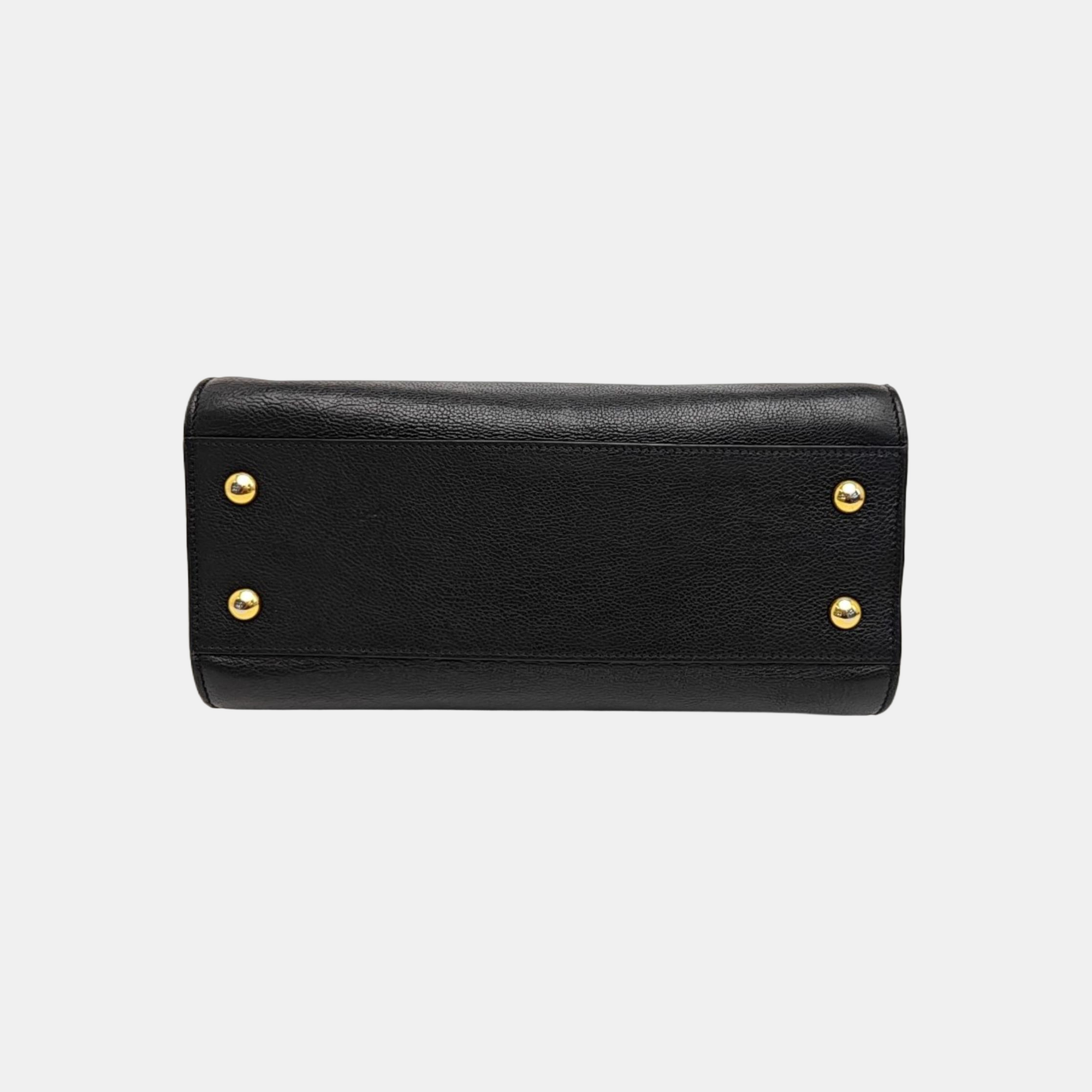 MONOGRAM CABAS Calfskin Black