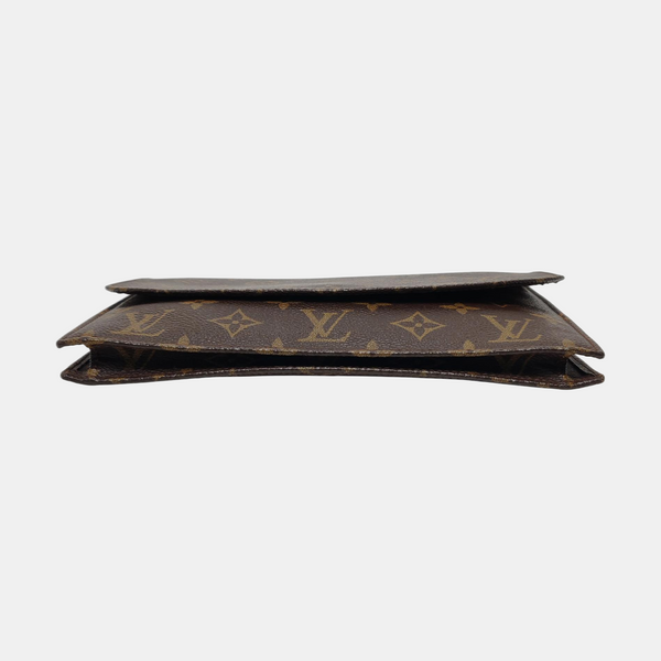 POCHETTE RABAT Monogram Coated Canvas Brown
