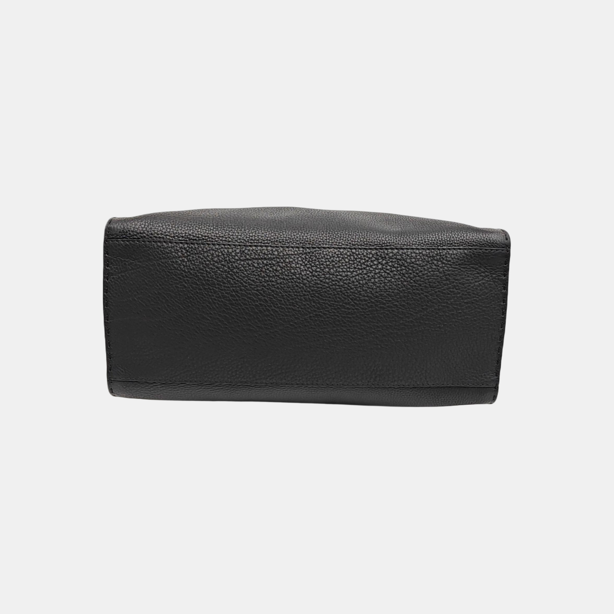 Calfskin Shoulder Bag Black