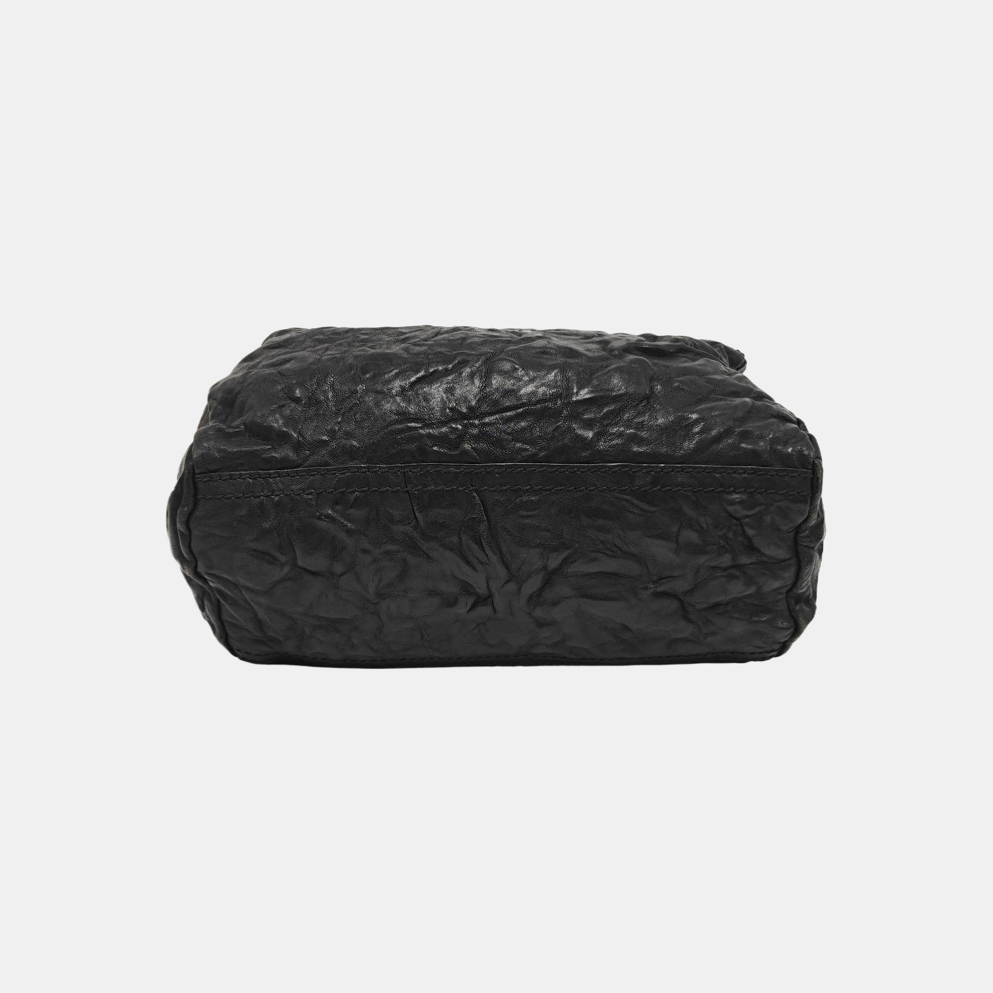 Lambskin Shoulder Bag Black