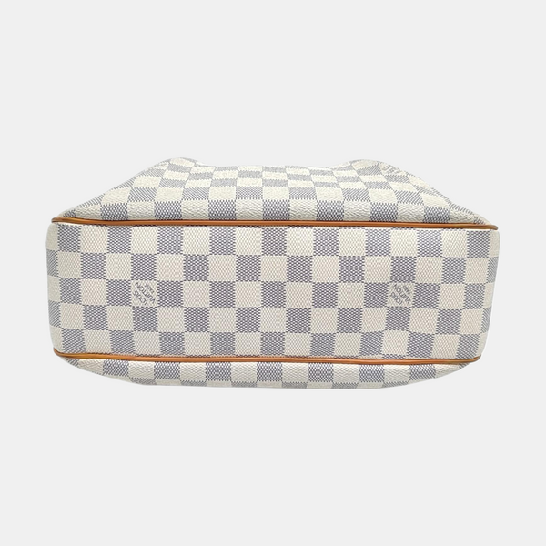 SIRACUSA PM Damier Azur Coated Canvas White
