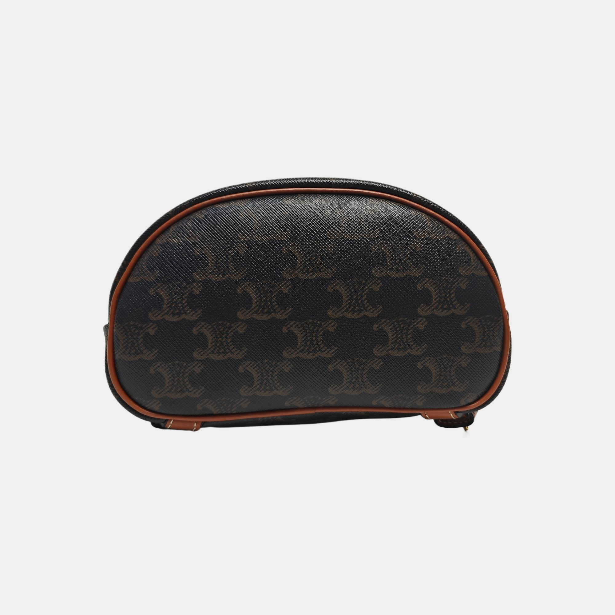TRIOMPHE Mini Coated Canvas Brown