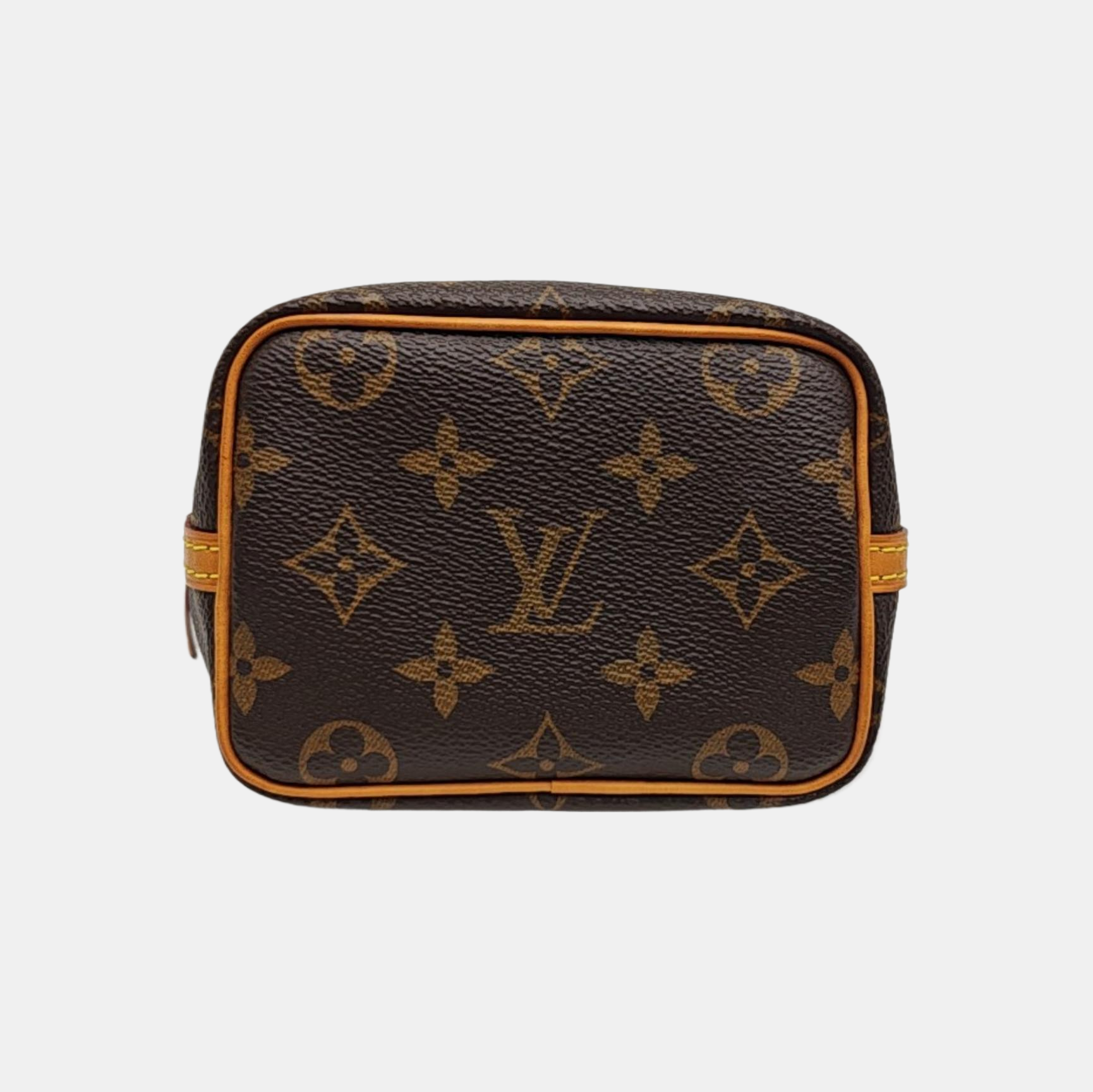 NÉONOÉ Nano Monogram Coated Canvas Brown