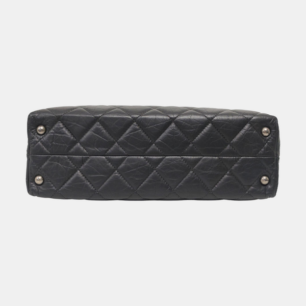 2.55 Quilted Calfskin Gray
