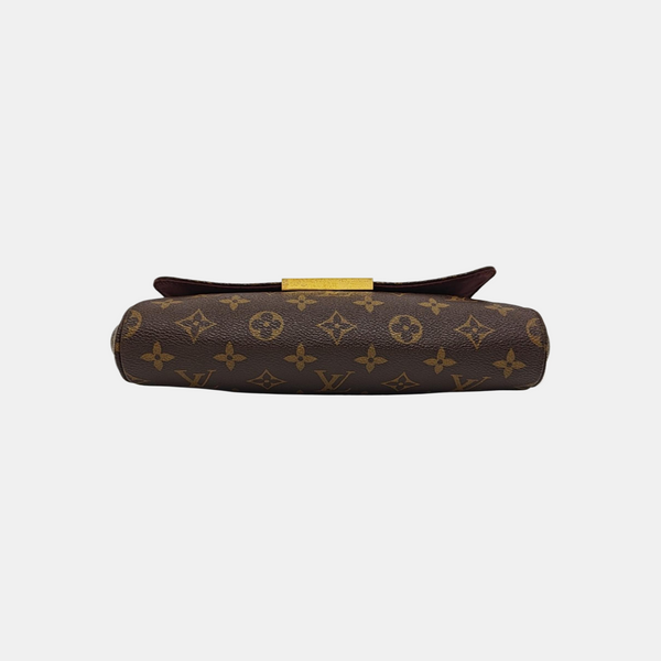 FAVORITE PM Monogram Coated Canvas Brown