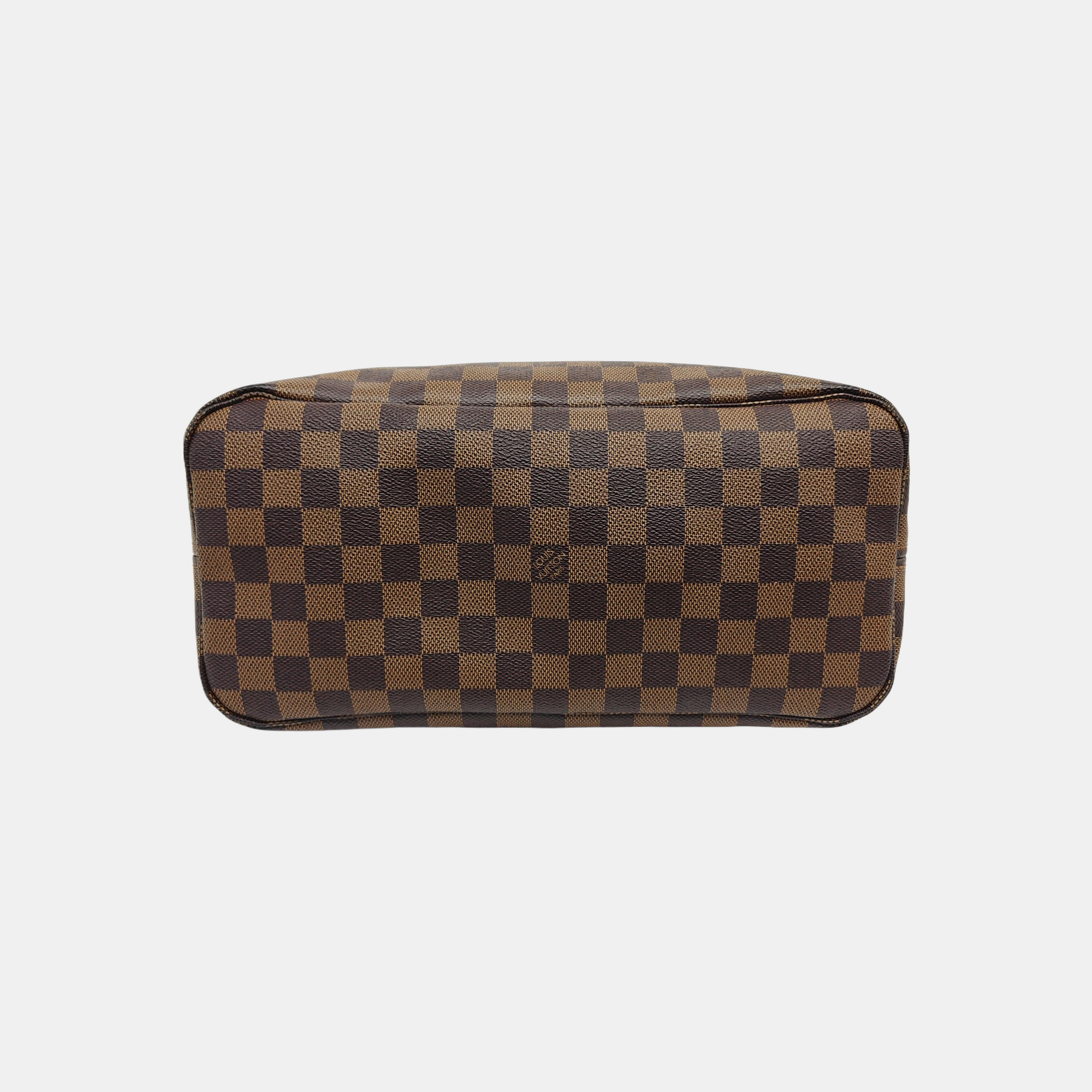 NEVERFULL MM Damier Ebene Coated Canvas Brown