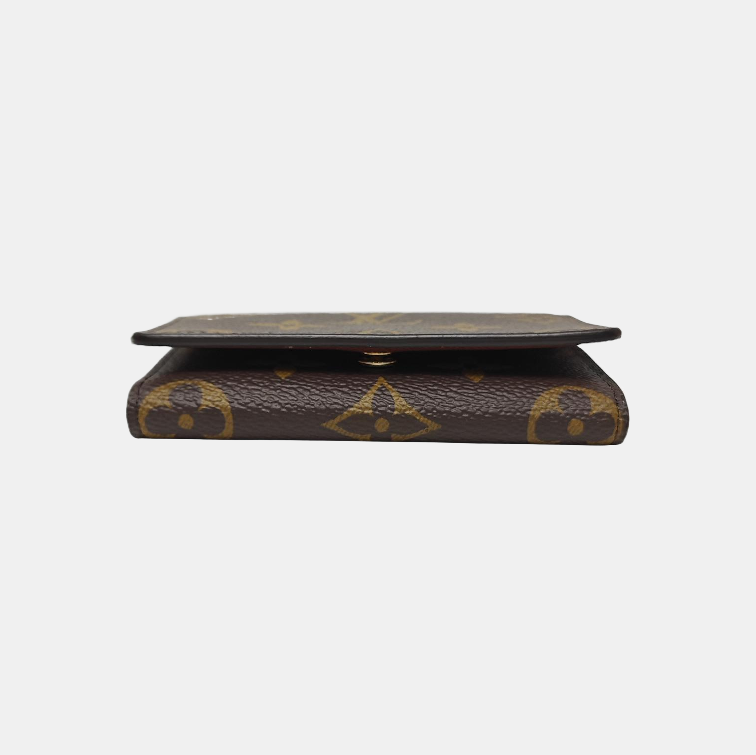 ENVELOPPE Monogram Coated Canvas Brown Card Holder