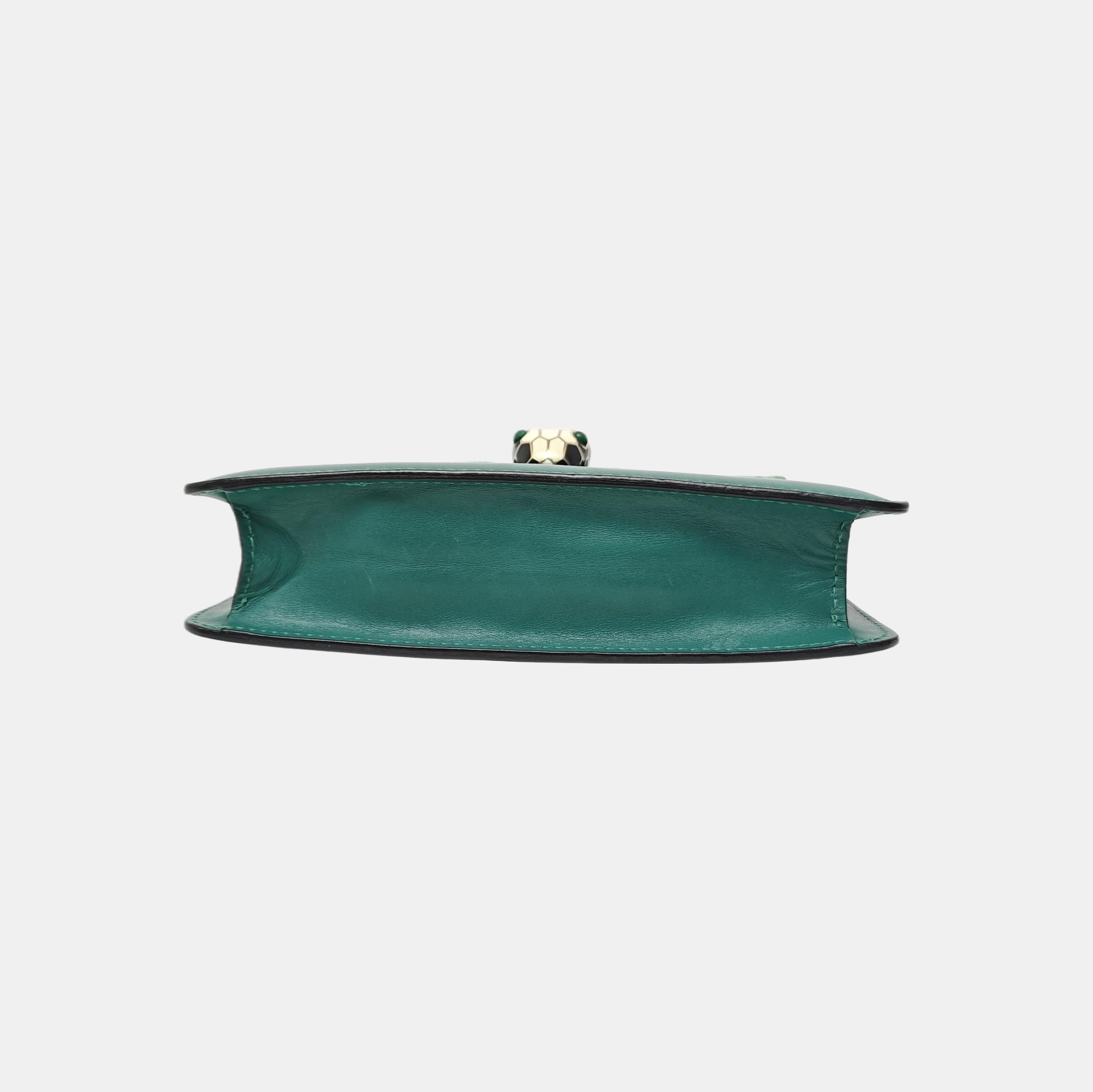 SERPENTI FOREVER Small Stingray Leather Green