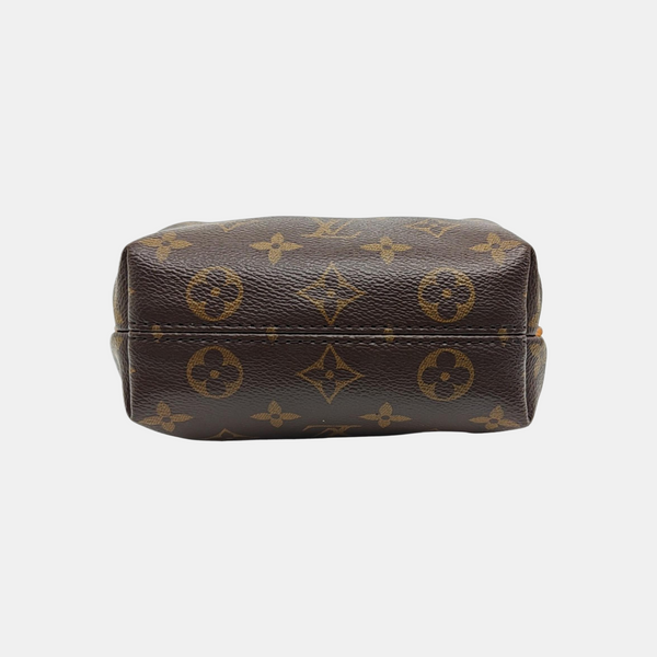 TURENNE Nano Monogram Coated Canvas Brown