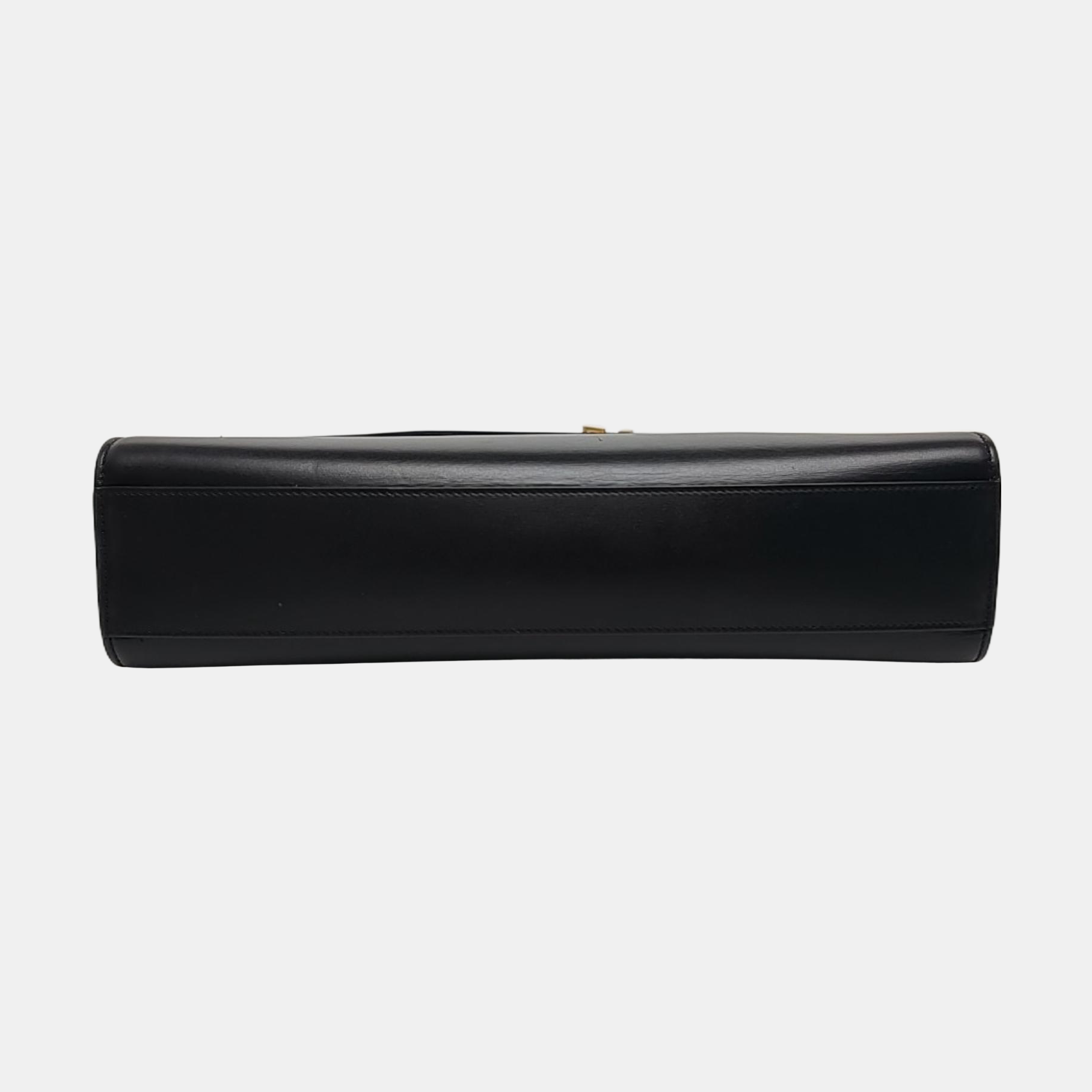 MANHATTAN Medium Calfskin Black