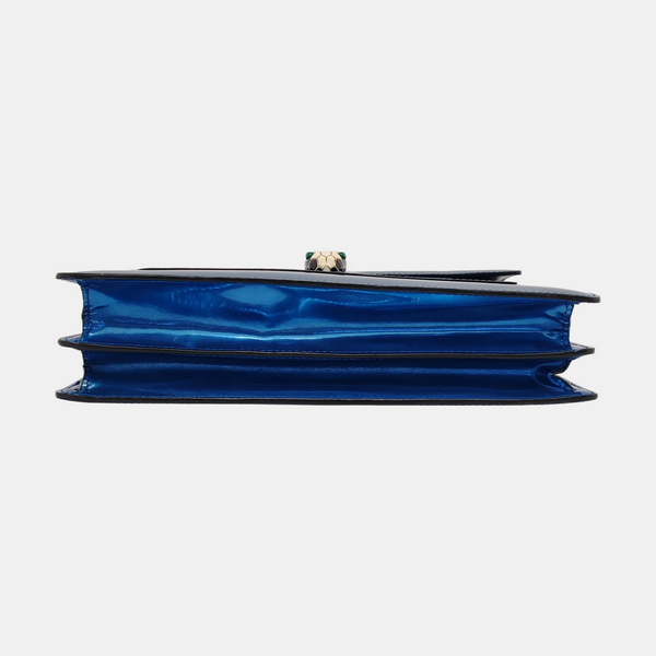 SERPENTI FOREVER Medium Calfskin Blue