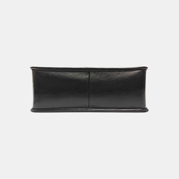Quilted Calfskin Shoulder Bag Black