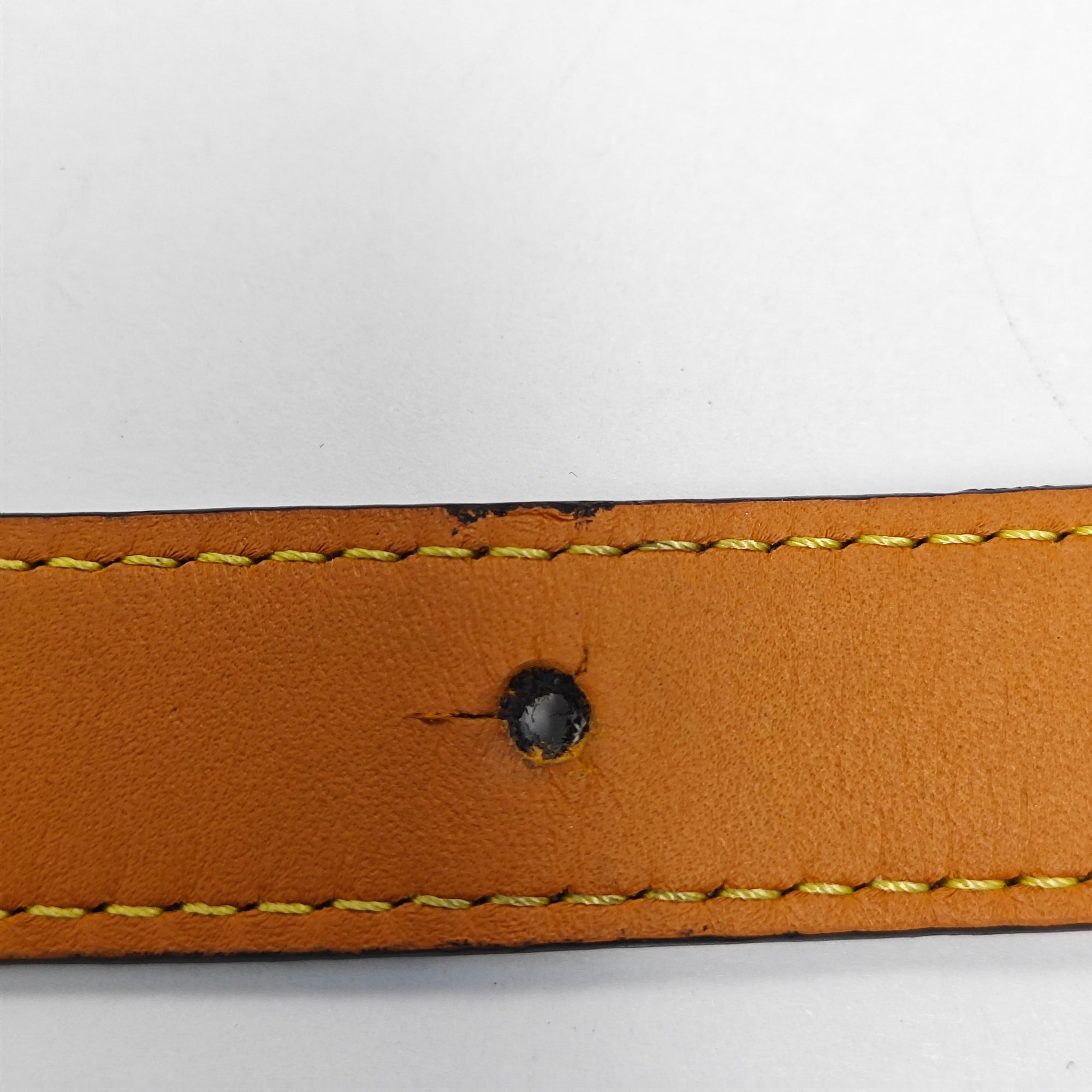 Leather Belt White