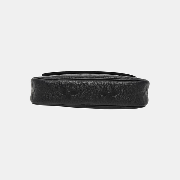 IVY Monogram Calfskin Black