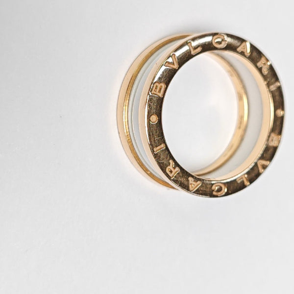 B.ZERO1 18k Rose Gold Ring EU 52