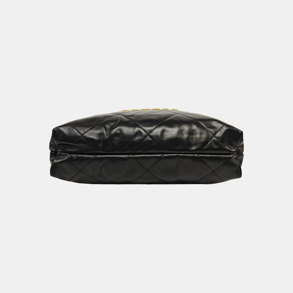 CHANEL 22 Small Quilted Calfskin Black