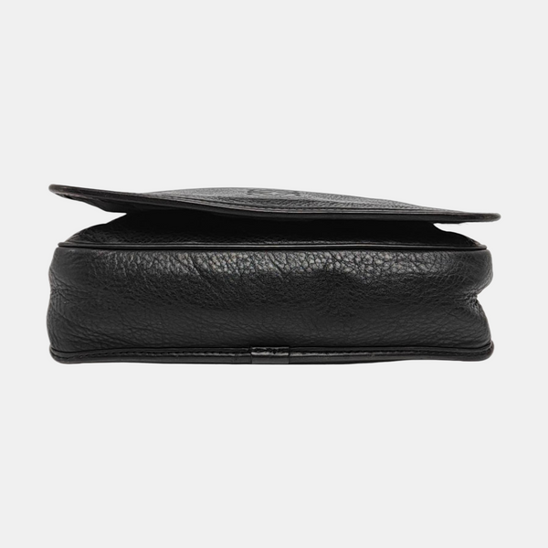 Calfskin Shoulder Bag Black