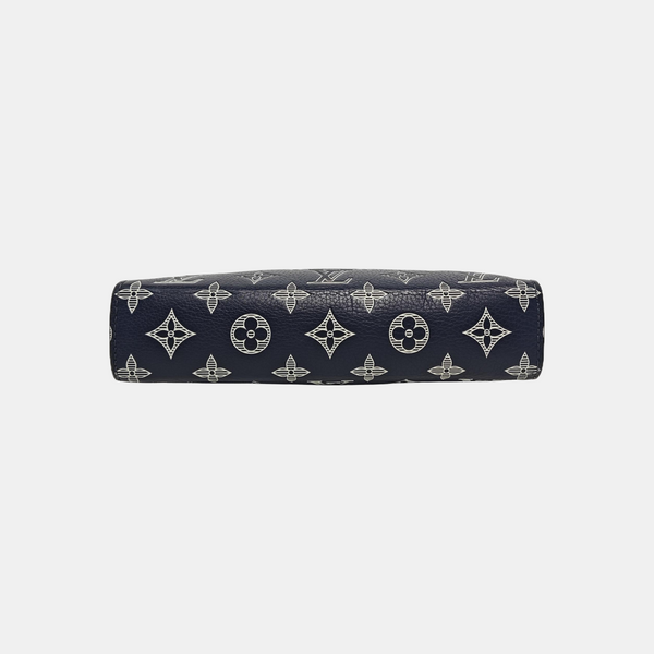 GASTON Monogram Calfskin Blue