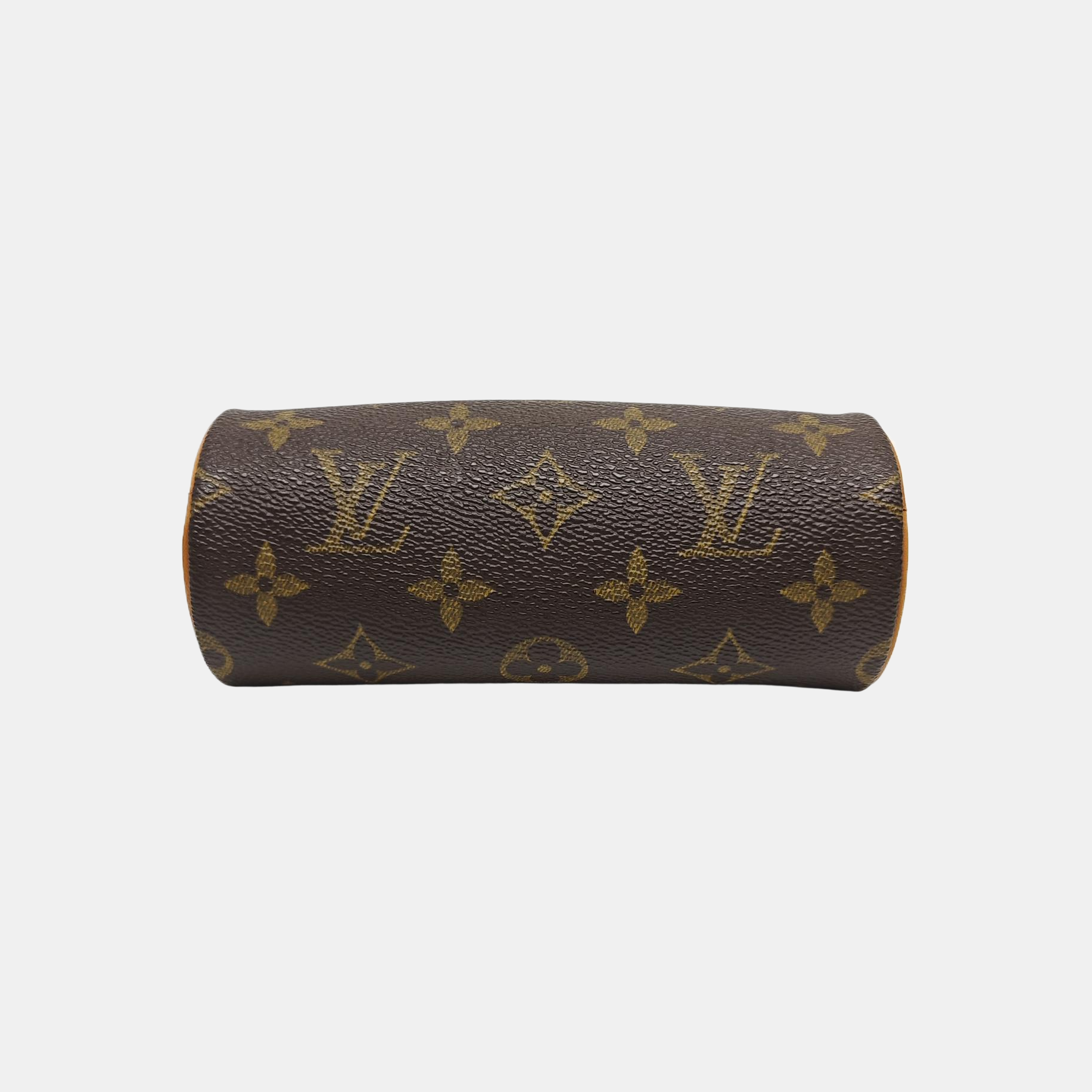 PAPILLON Mini Monogram Coated Canvas Brown