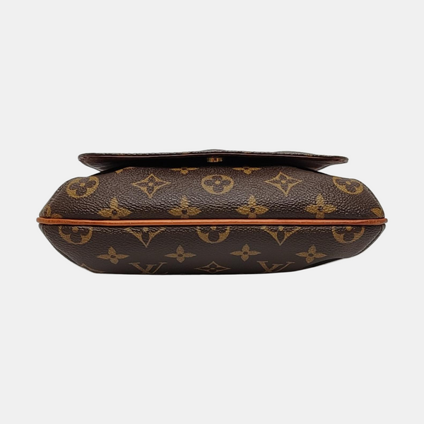 MUSETTE TANGO Monogram Coated Canvas Brown