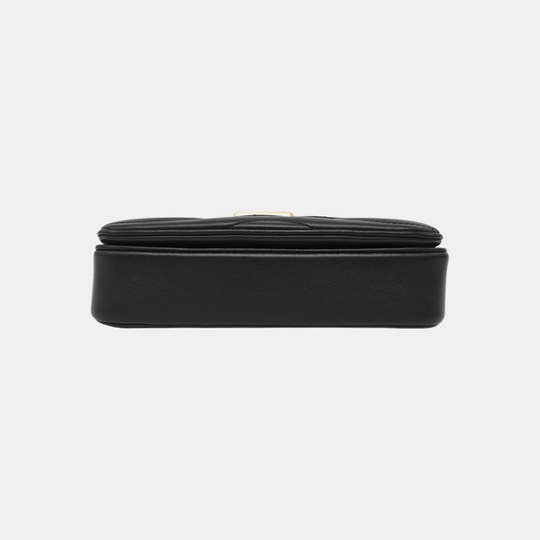 NEW WAVE PM Quilted Calfskin Black