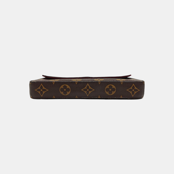 FÉLICIE Monogram Coated Canvas Brown