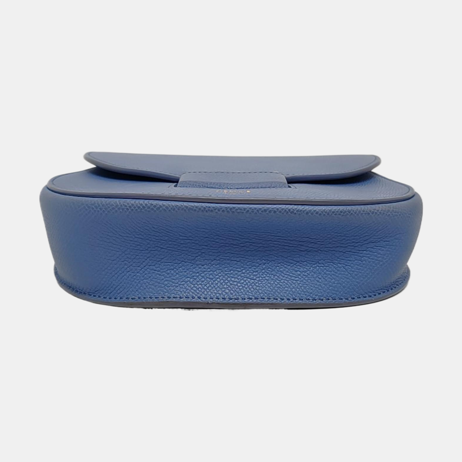 TROTTEUR Small Calfskin Blue