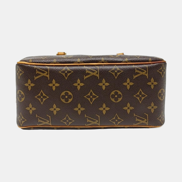CITE MM Monogram Coated Canvas Brown