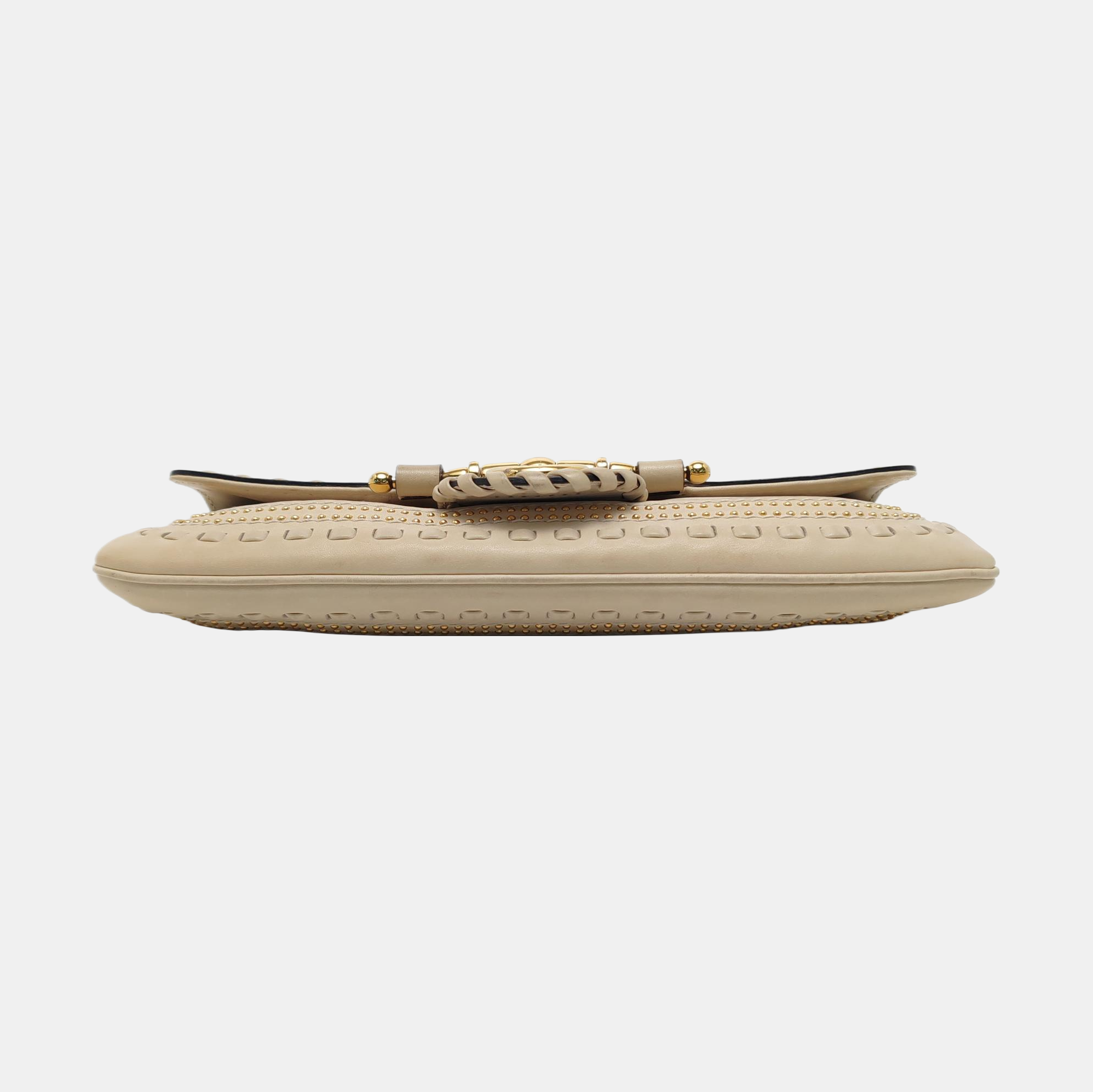 Snaffle Bit Calfskin White