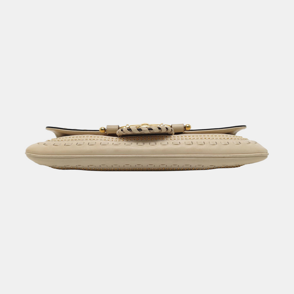 Snaffle Bit Calfskin White