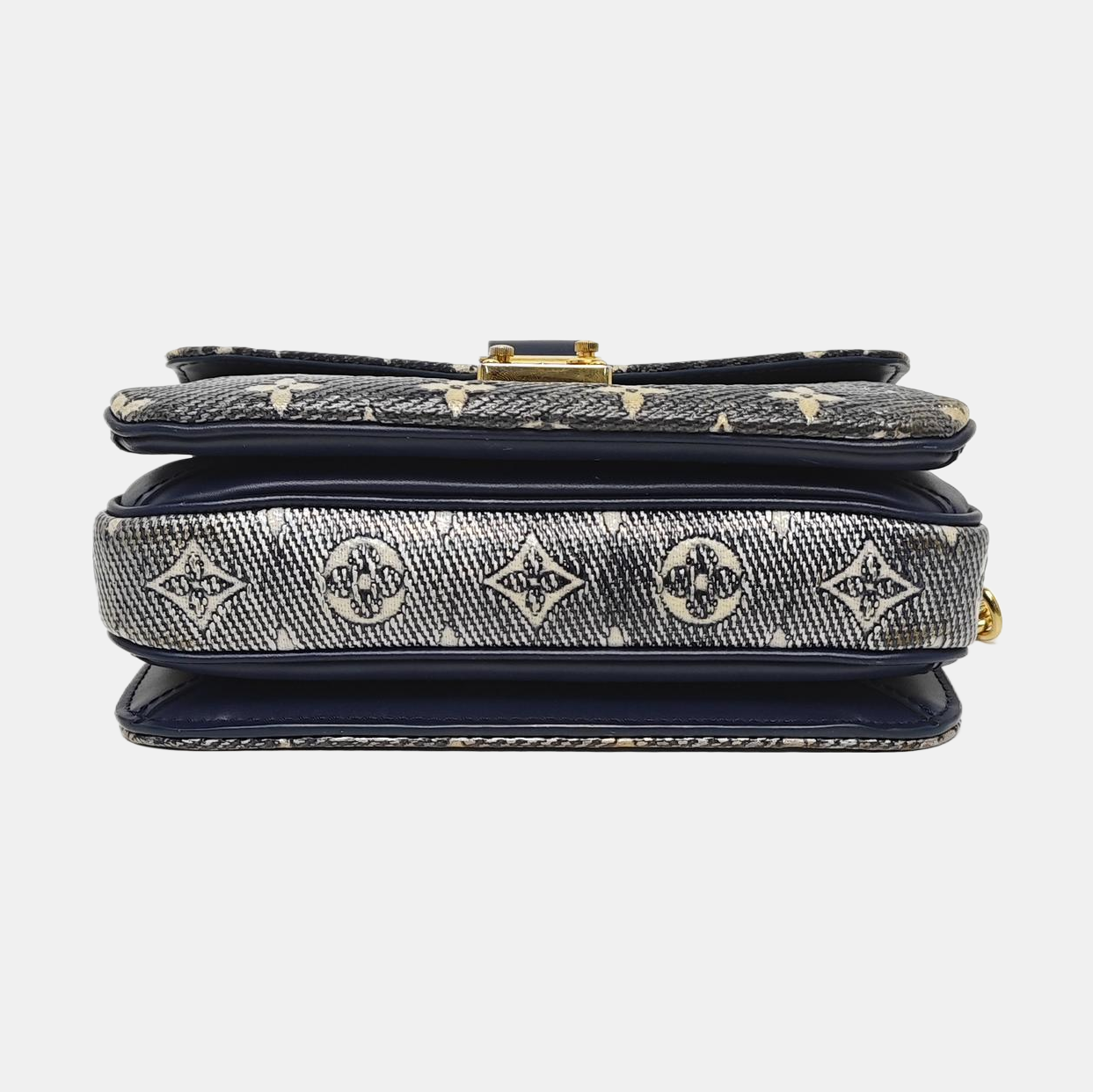 MÉTIS EAST WEST PM Monogram Coated Canvas Blue