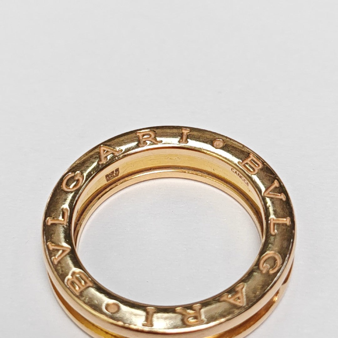 B.ZERO1 18k Rose Gold Ring EU 51