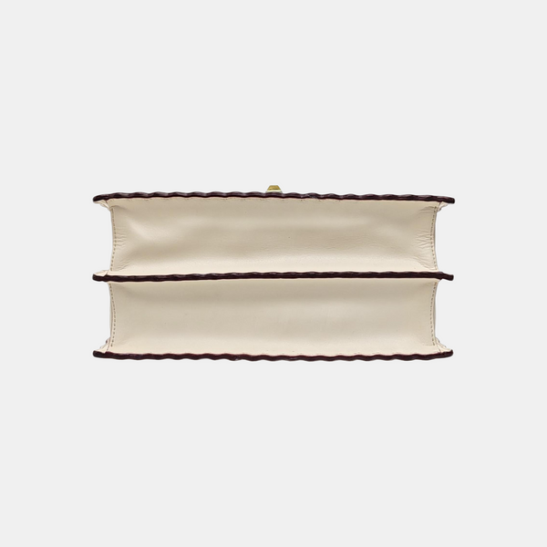 Kan I Medium Calfskin White
