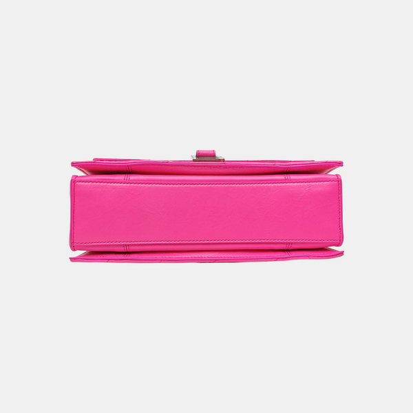 Crush Small Quilted Calfskin Pink