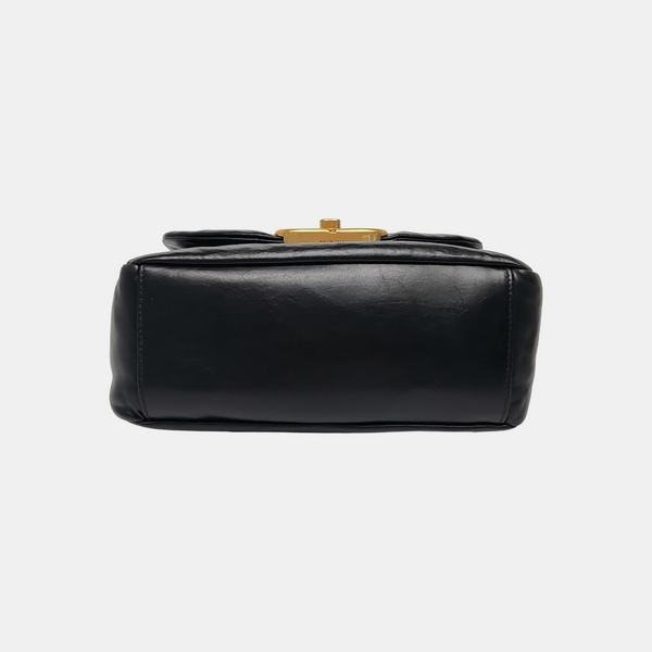 Monaco Small Calfskin Black