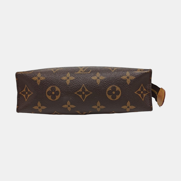 TOILET POCKET 19 Monogram Coated Canvas Brown