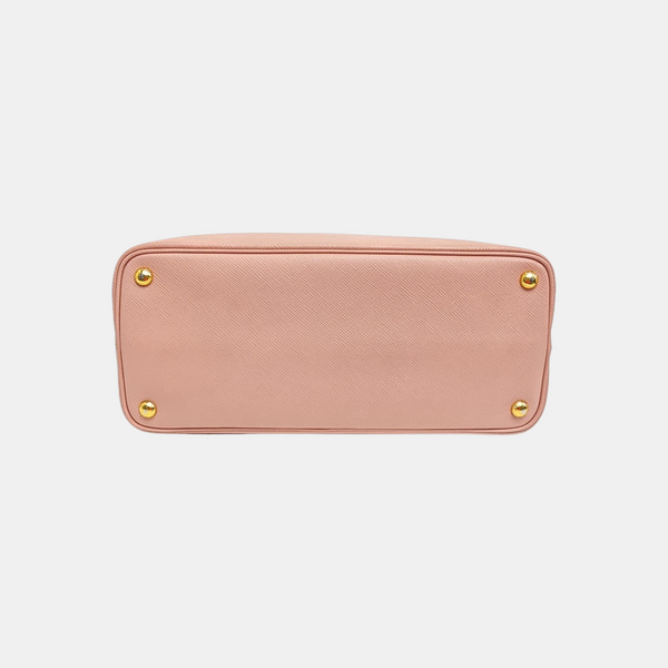 Double Large Saffiano Calfskin Pink