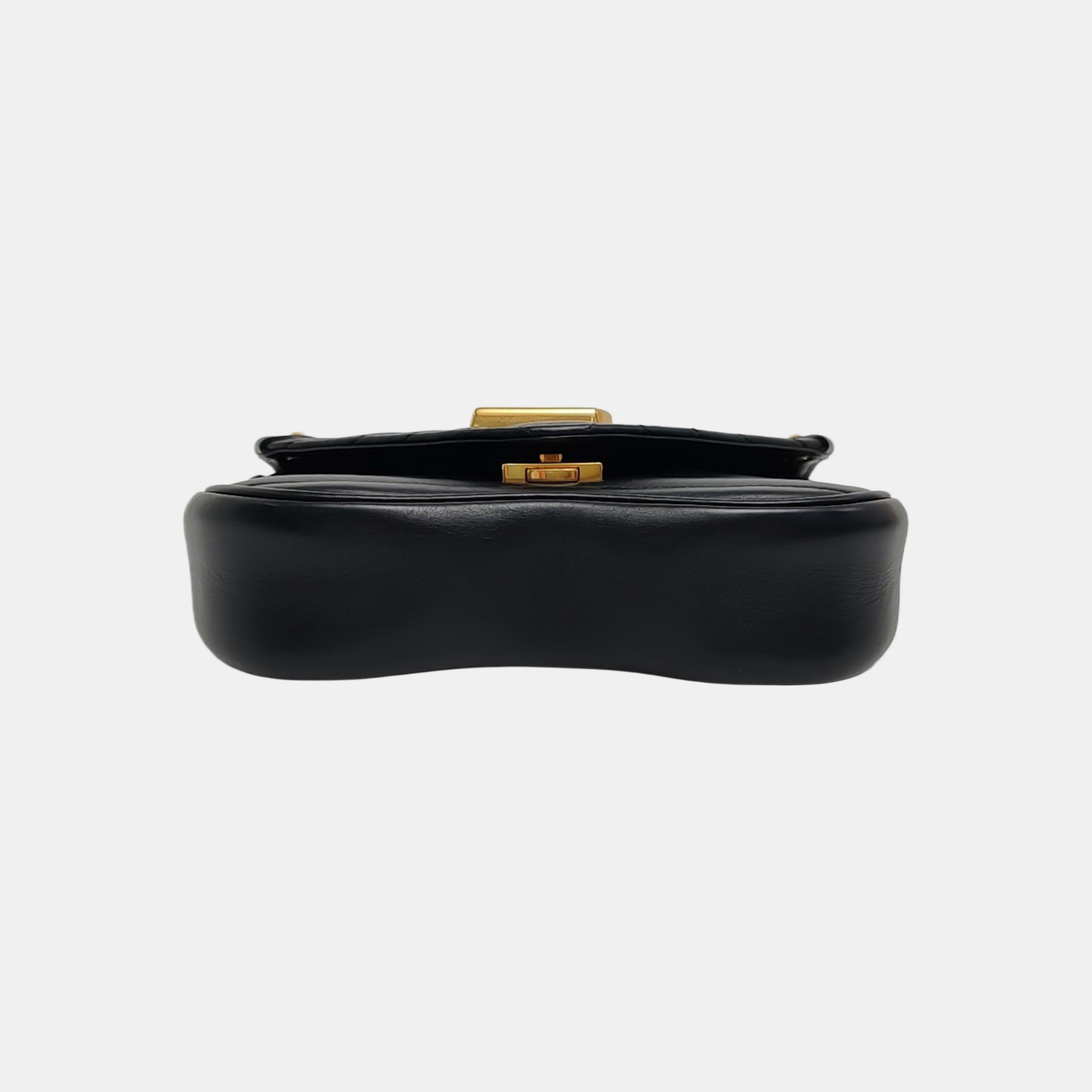 NEW WAVE PM Quilted Calfskin Black