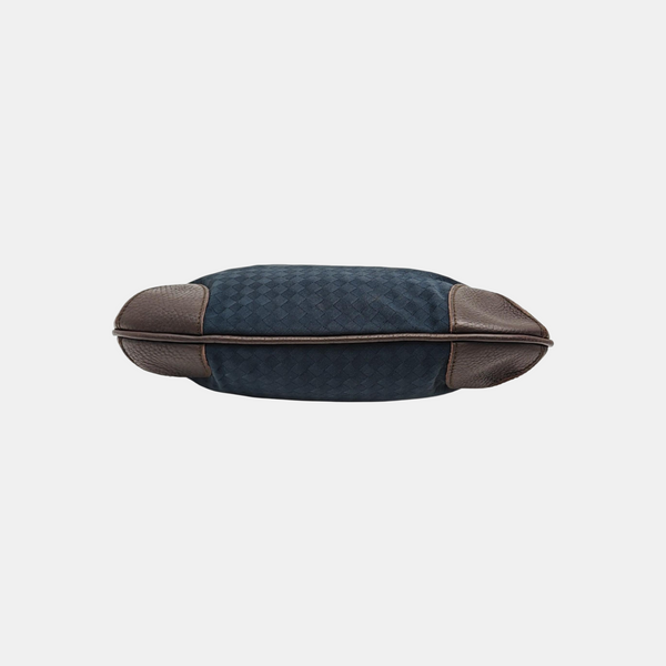 Fabric Shoulder Bag Blue