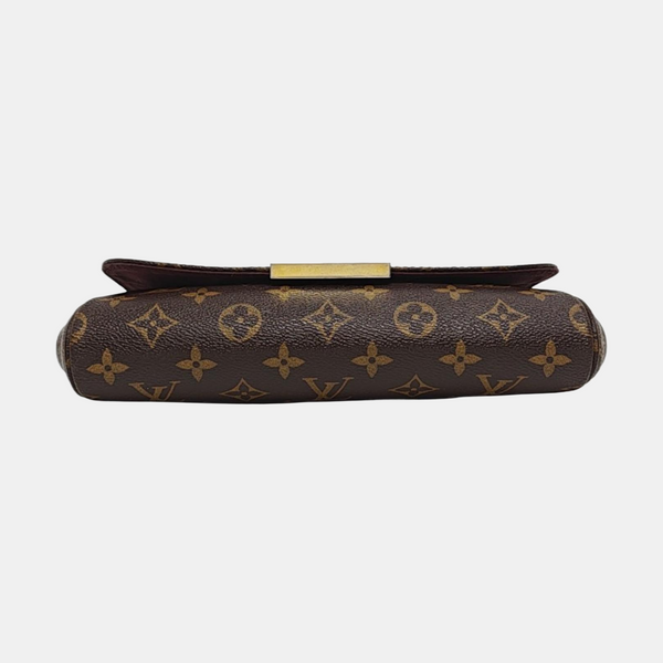 FAVORITE MM Monogram Coated Canvas Brown