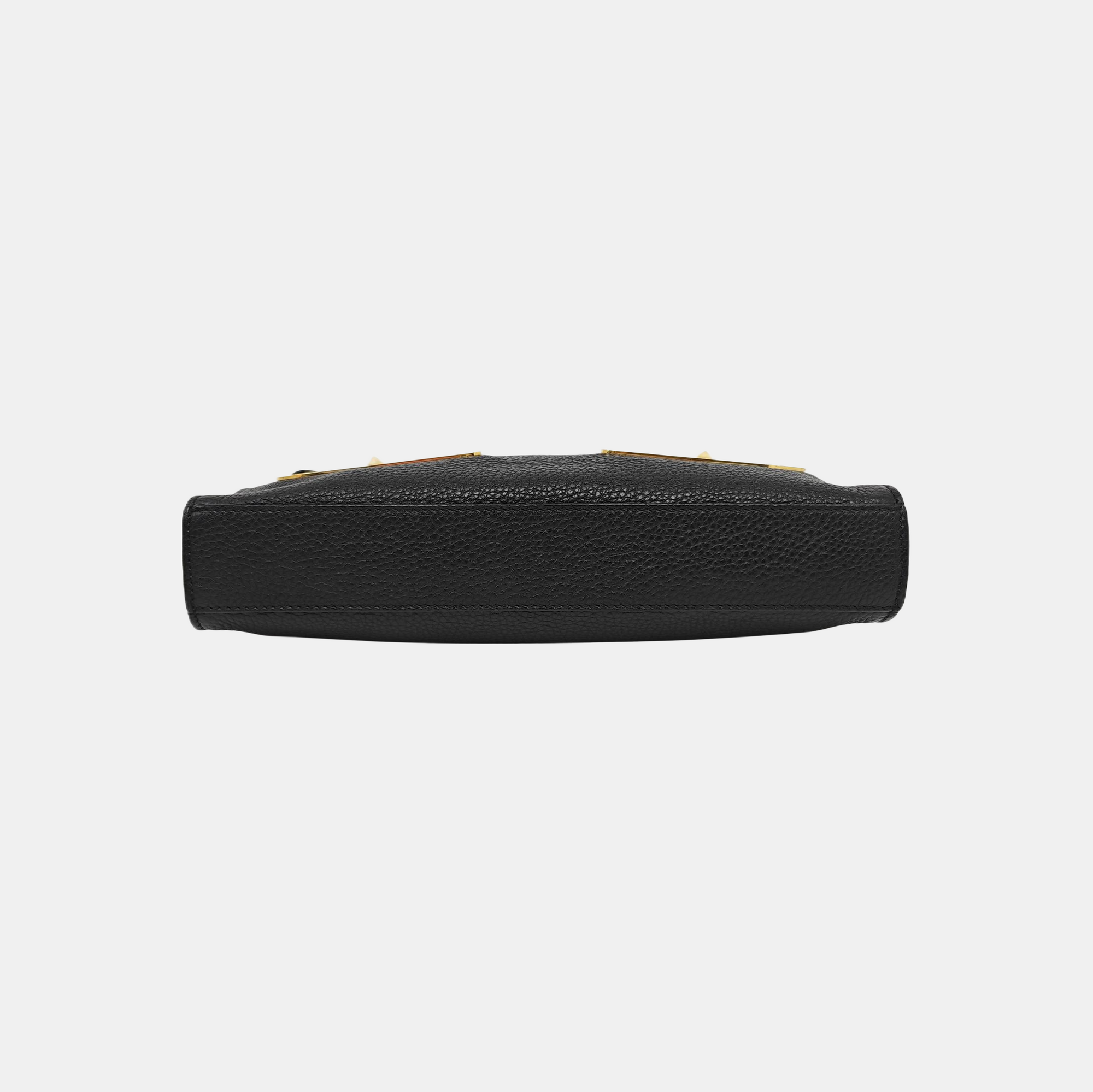 Calfskin Top Handle Bag Black