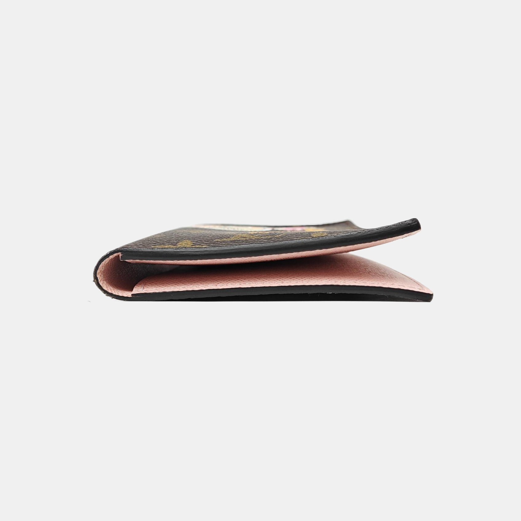 Monogram Coated Canvas Card Holder Brown