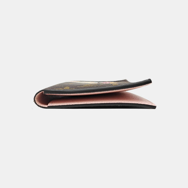 Monogram Coated Canvas Card Holder Brown