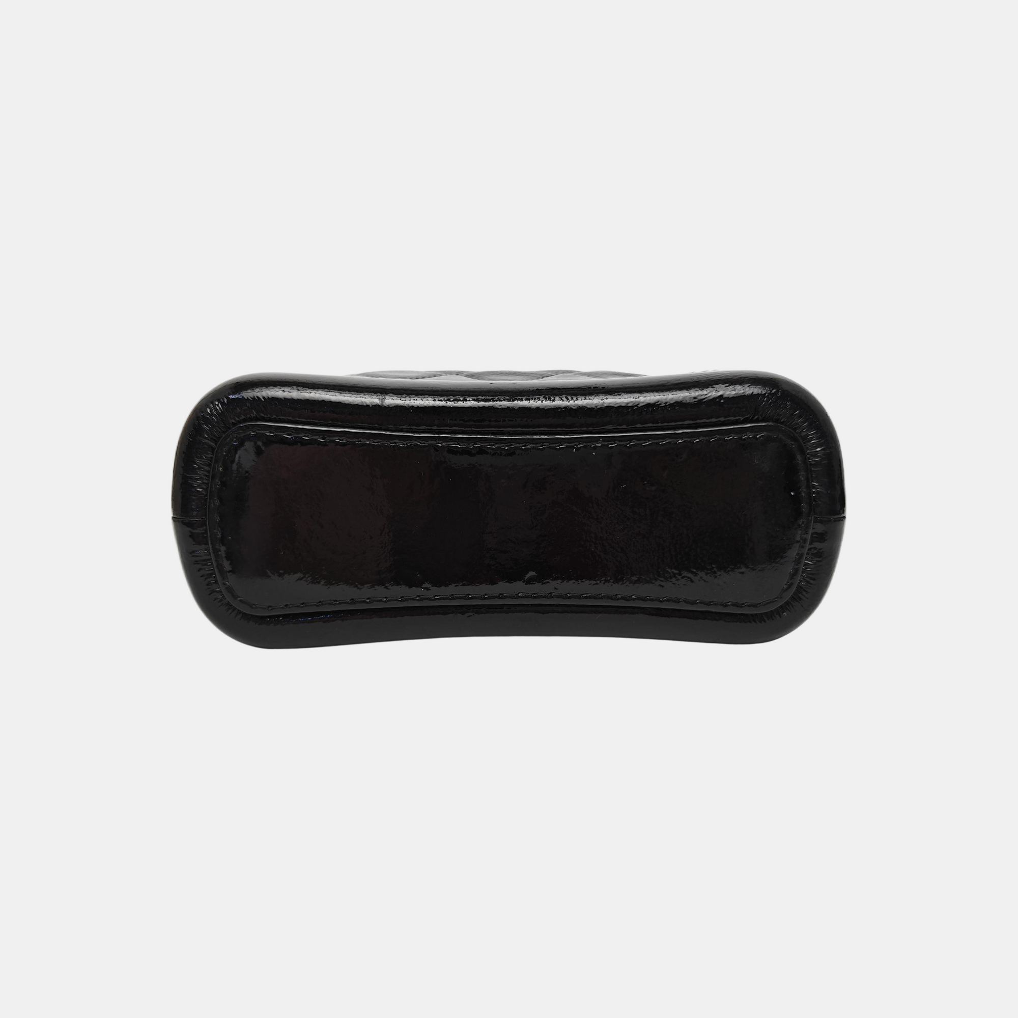 GABRIELLE Small Quilted Lambskin Black