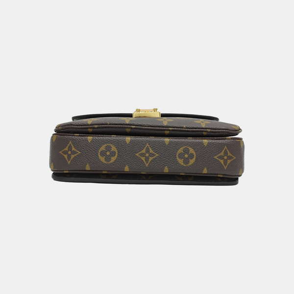 MÉTIS EAST WEST Monogram Coated Canvas Brown