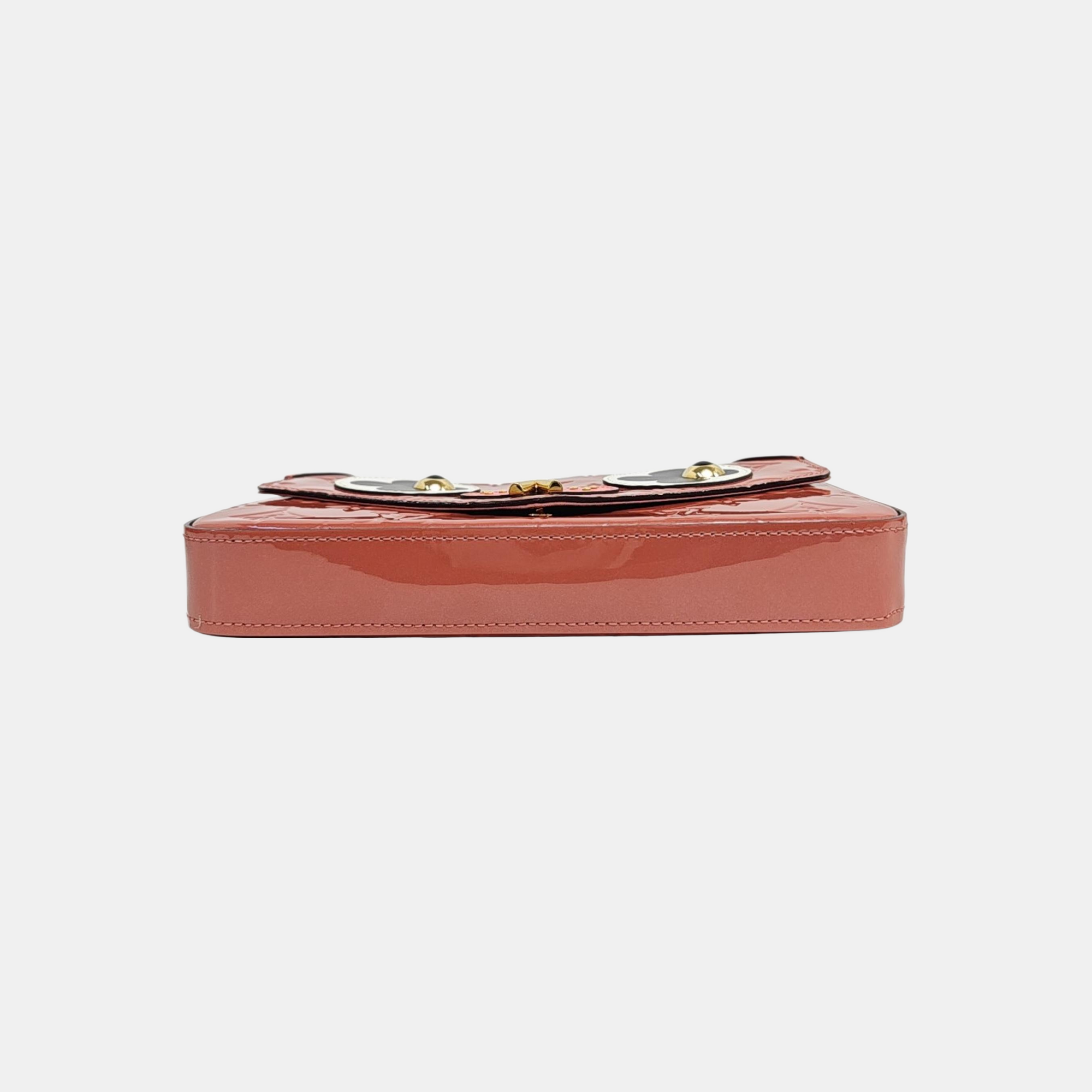 FÉLICIE Monogram Patent Leather Pink