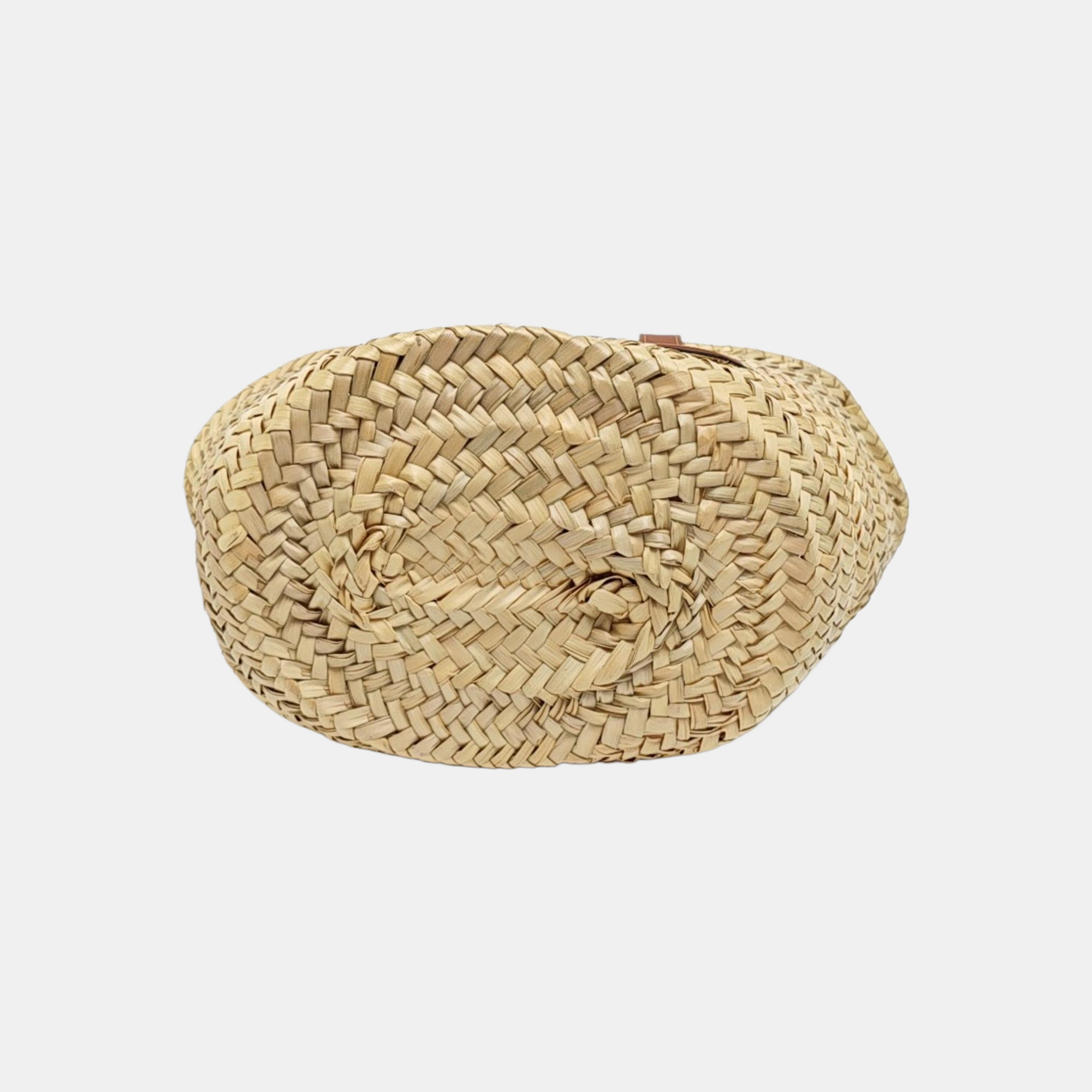 Straw Shoulder Bag Beige