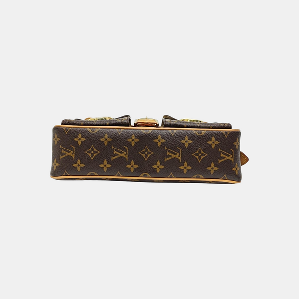 HUDSON PM Monogram Coated Canvas Brown