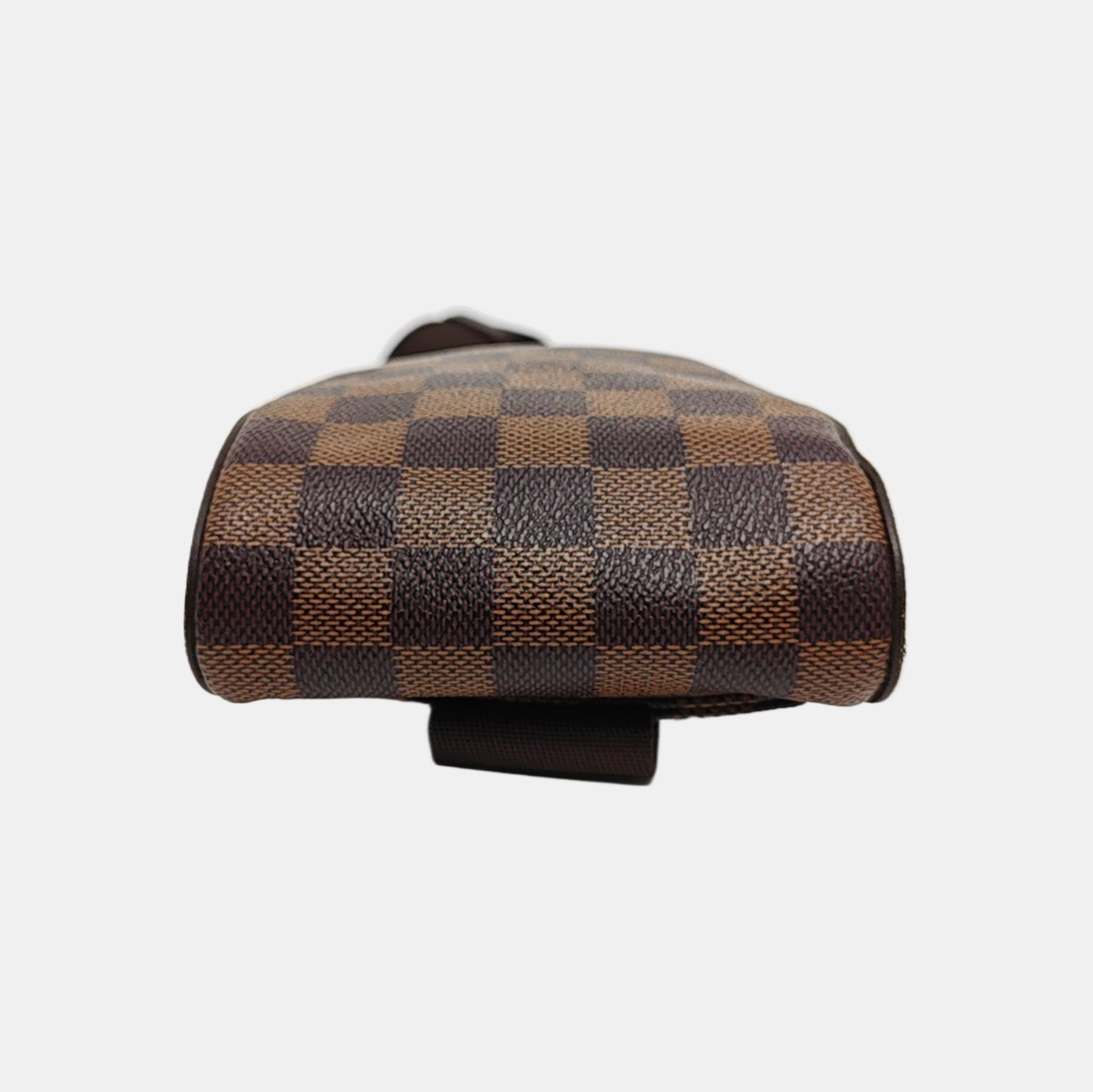 GÉRONIMOS Damier Ebene Coated Canvas Brown