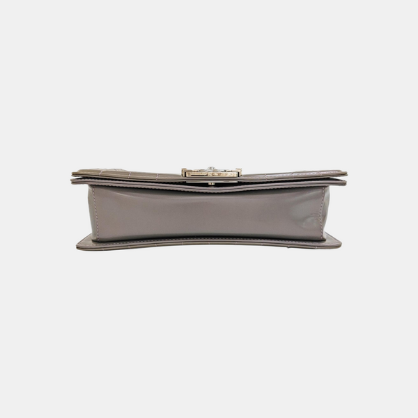 BOY CHANEL Medium Patent Calfskin Purple